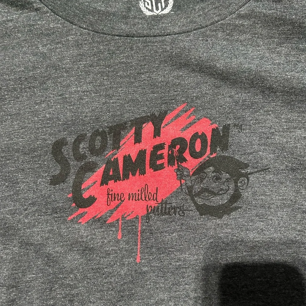 SCOTTY CAMERON CIRCLE T RETRO PALETTE LONG SLEEVE SHIRT L Charcoal - Picture 2 of 7